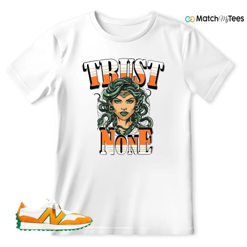 NEW BALANCE 327 CASABLANCA ORANGE SNEAKER Matching Tees T-shirt for Men