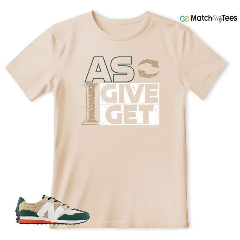 NEW BALANCE 327 INCENSE NIGHTWATCH GREEN SNEAKER Matching Tees t-shirt