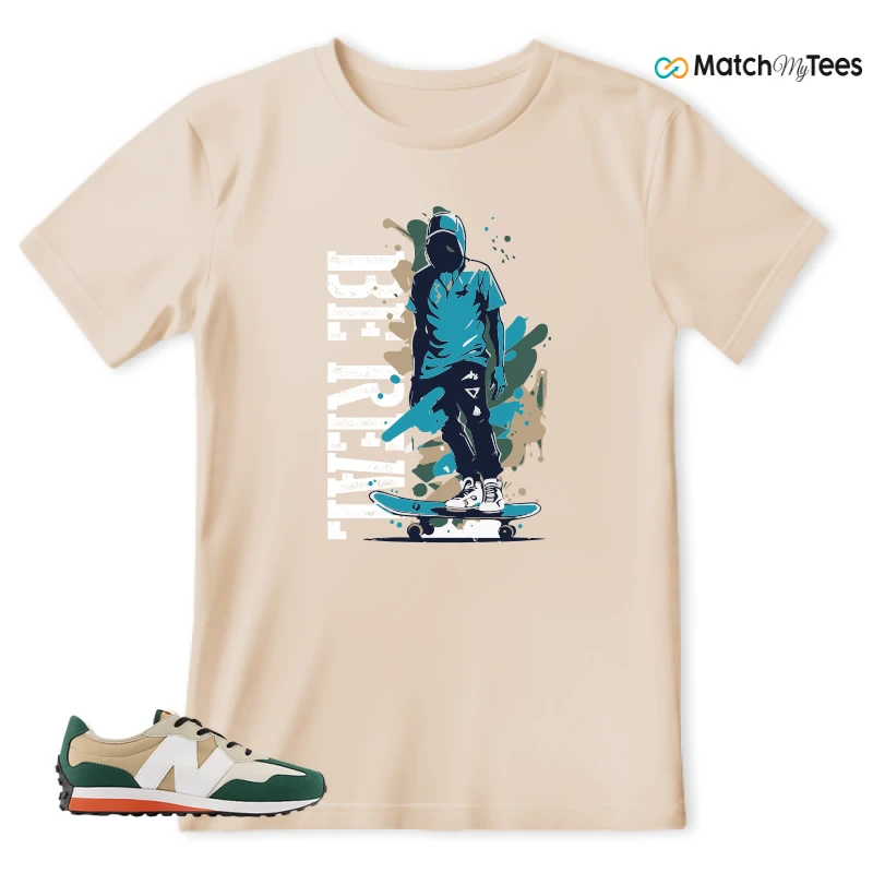 NEW BALANCE 327 INCENSE NIGHTWATCH GREEN SNEAKER Matching Tees t-shirt
