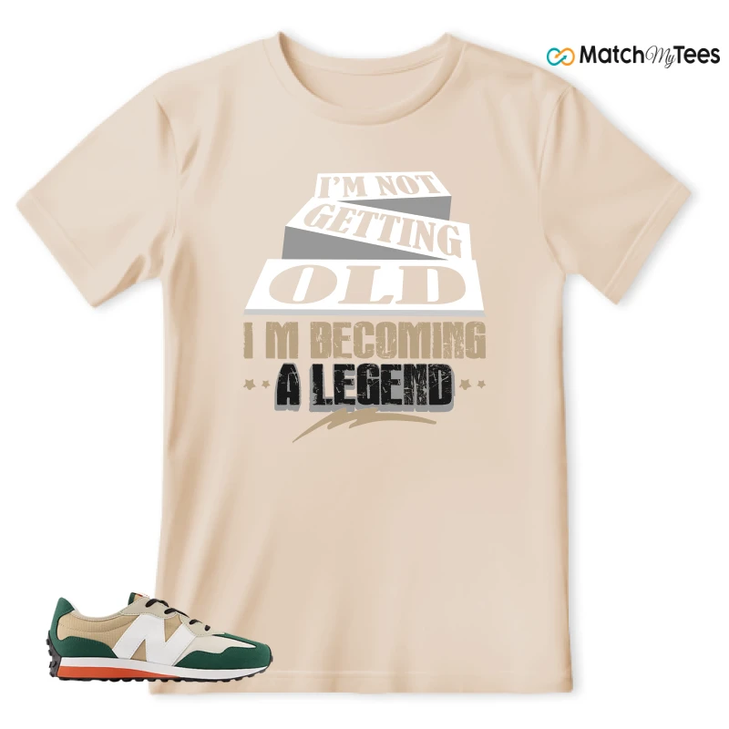 NEW BALANCE 327 INCENSE NIGHTWATCH GREEN SNEAKER Matching Tees t-shirt