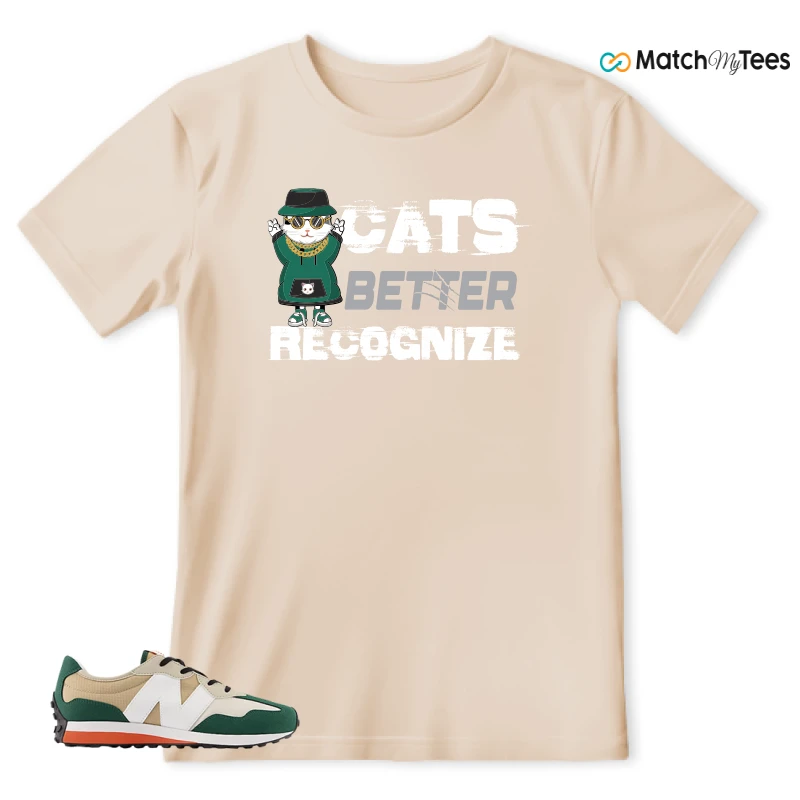 NEW BALANCE 327 INCENSE NIGHTWATCH GREEN SNEAKER Matching Tees T-shirt for Men