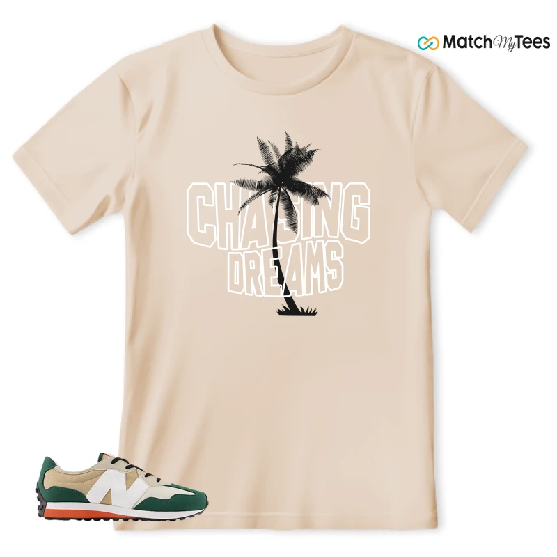 NEW BALANCE 327 INCENSE NIGHTWATCH GREEN SNEAKER Matching Tees t-shirt