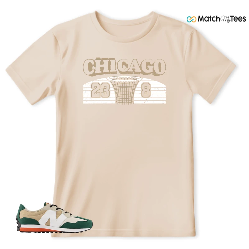 NEW BALANCE 327 INCENSE NIGHTWATCH GREEN SNEAKER Matching Tees t-shirt