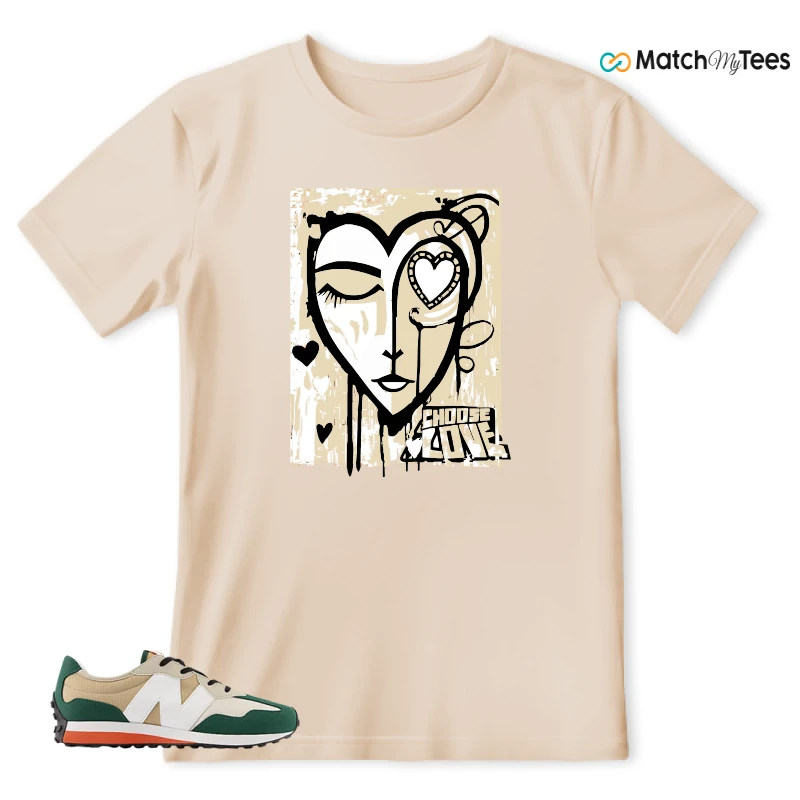 NEW BALANCE 327 INCENSE NIGHTWATCH GREEN SNEAKER Matching Tees t-shirt