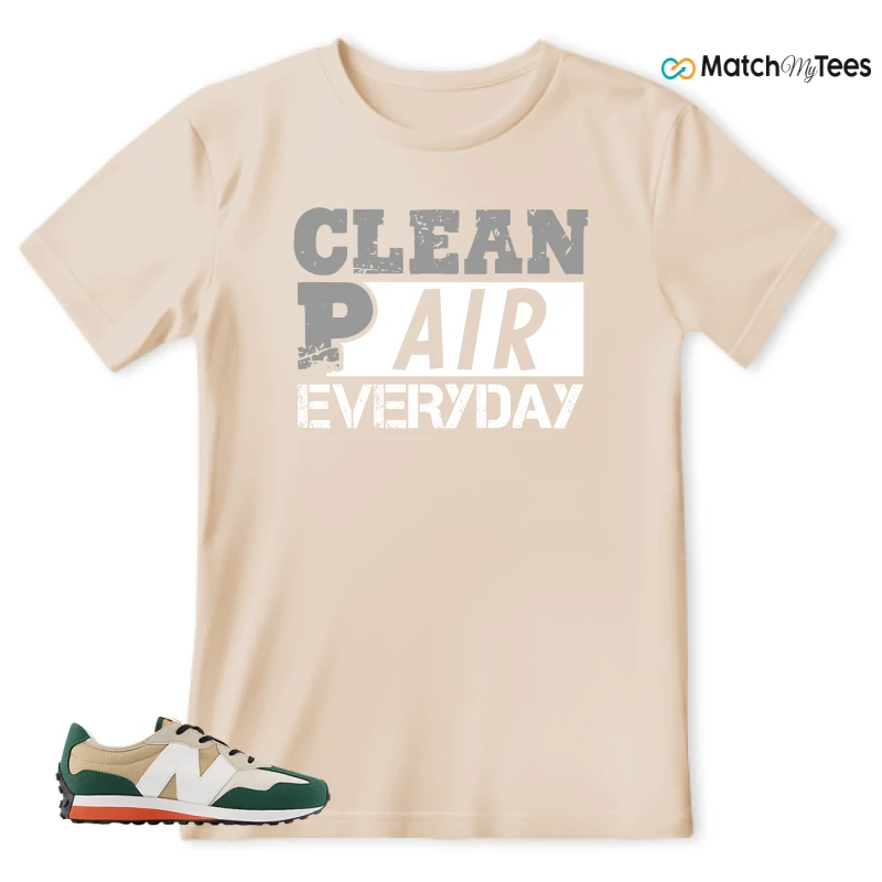 NEW BALANCE 327 INCENSE NIGHTWATCH GREEN SNEAKER Matching Tees t-shirt