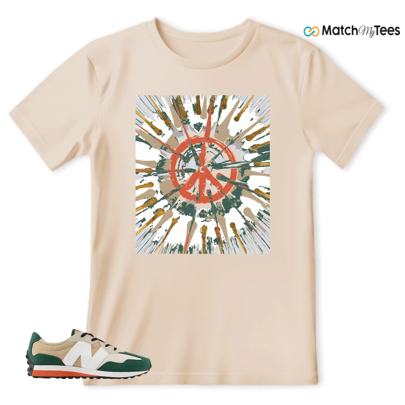 NEW BALANCE 327 INCENSE NIGHTWATCH GREEN SNEAKER Matching Tees t-shirt
