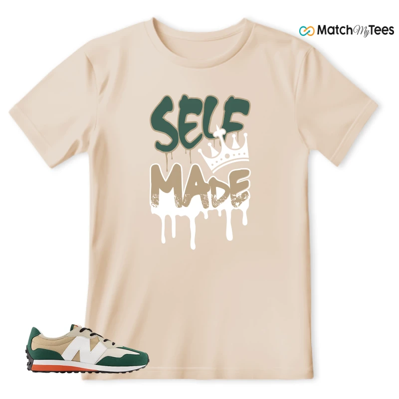 NEW BALANCE 327 INCENSE NIGHTWATCH GREEN SNEAKER Matching Tees t-shirt