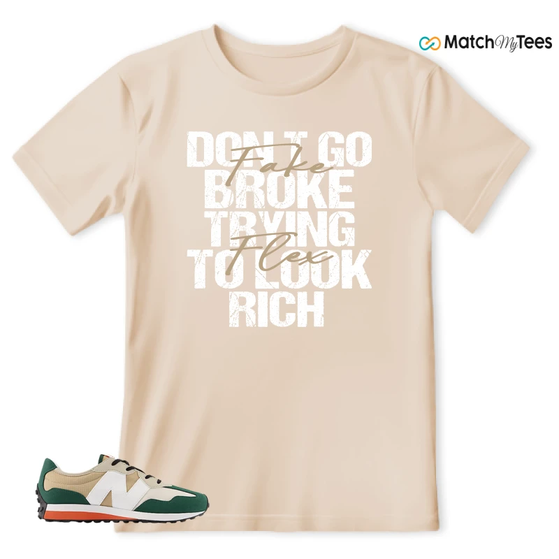 NEW BALANCE 327 INCENSE NIGHTWATCH GREEN SNEAKER Matching Tees t-shirt