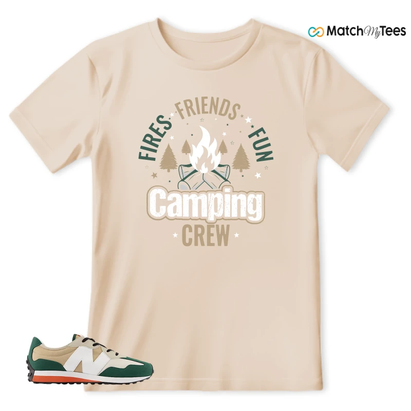 NEW BALANCE 327 INCENSE NIGHTWATCH GREEN SNEAKER Matching Tees t-shirt