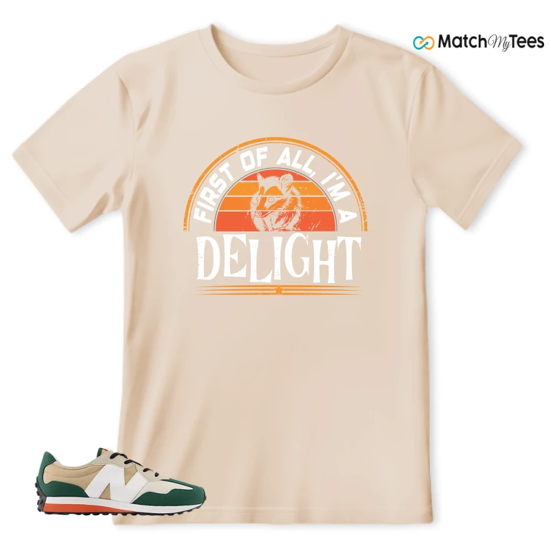 NEW BALANCE 327 INCENSE NIGHTWATCH GREEN SNEAKER Matching Tees t-shirt