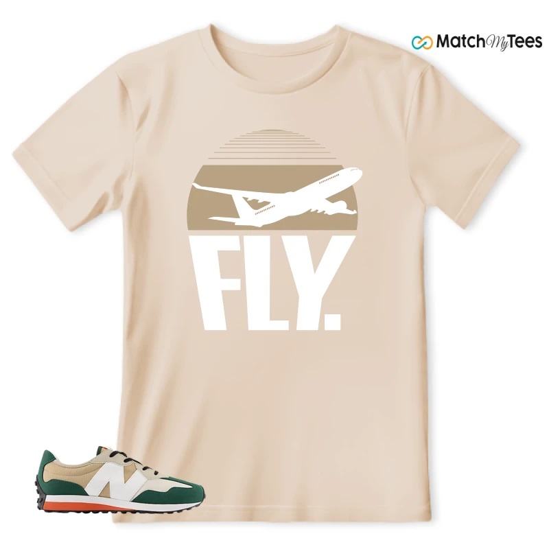 NEW BALANCE 327 INCENSE NIGHTWATCH GREEN SNEAKER Matching Tees t-shirt
