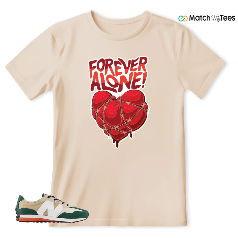 NEW BALANCE 327 INCENSE NIGHTWATCH GREEN SNEAKER Matching Tees T-shirt for Men
