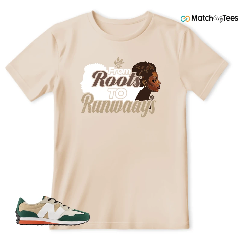 NEW BALANCE 327 INCENSE NIGHTWATCH GREEN SNEAKER Matching Tees t-shirt