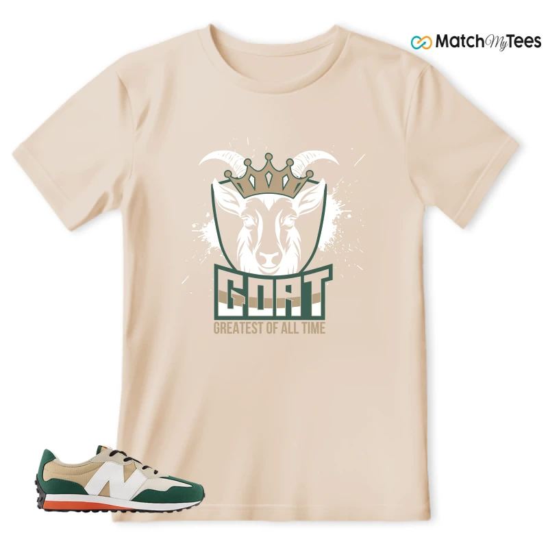 NEW BALANCE 327 INCENSE NIGHTWATCH GREEN SNEAKER Matching Tees t-shirt