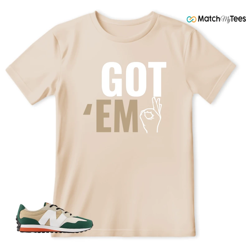 NEW BALANCE 327 INCENSE NIGHTWATCH GREEN SNEAKER Matching Tees t-shirt