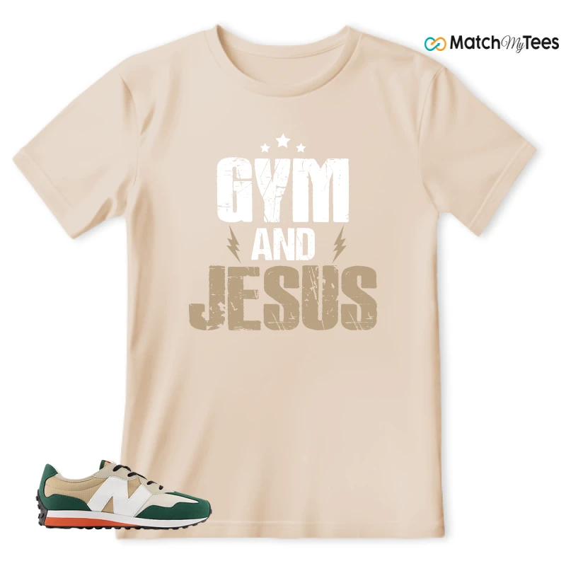 NEW BALANCE 327 INCENSE NIGHTWATCH GREEN SNEAKER Matching Tees t-shirt
