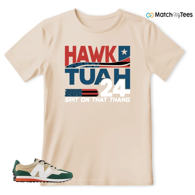 NEW BALANCE 327 INCENSE NIGHTWATCH GREEN SNEAKER Matching Tees t-shirt