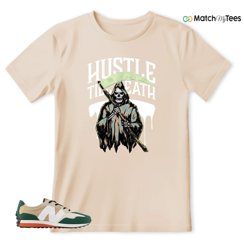 NEW BALANCE 327 INCENSE NIGHTWATCH GREEN SNEAKER Matching Tees t-shirt