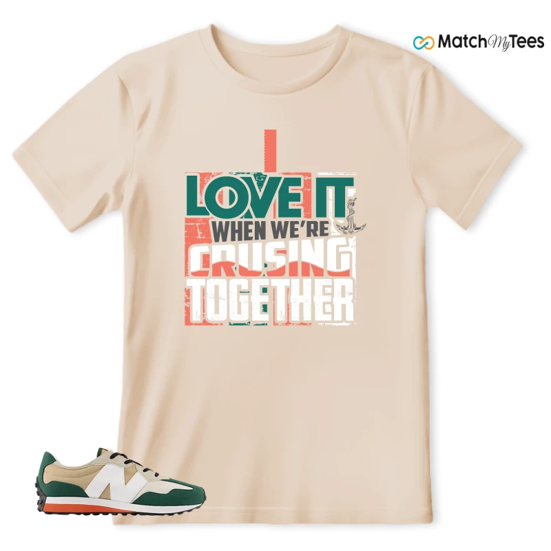 NEW BALANCE 327 INCENSE NIGHTWATCH GREEN SNEAKER Matching Tees t-shirt