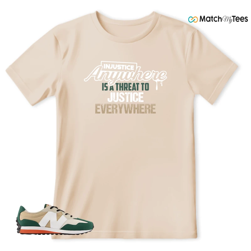 NEW BALANCE 327 INCENSE NIGHTWATCH GREEN SNEAKER Matching Tees t-shirt