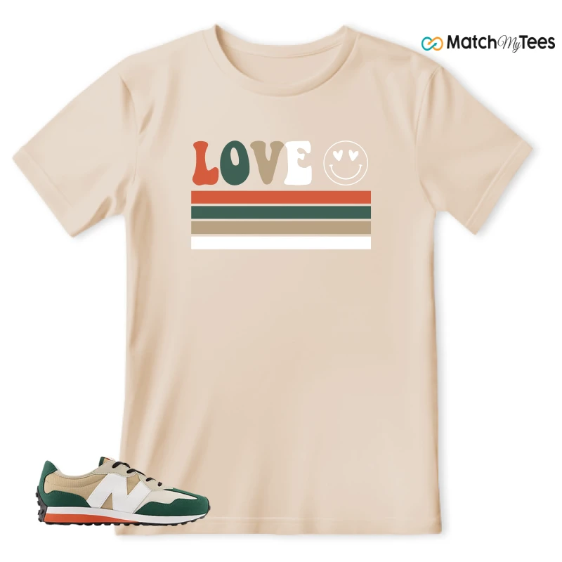 NEW BALANCE 327 INCENSE NIGHTWATCH GREEN SNEAKER Matching Tees T-shirt for Men