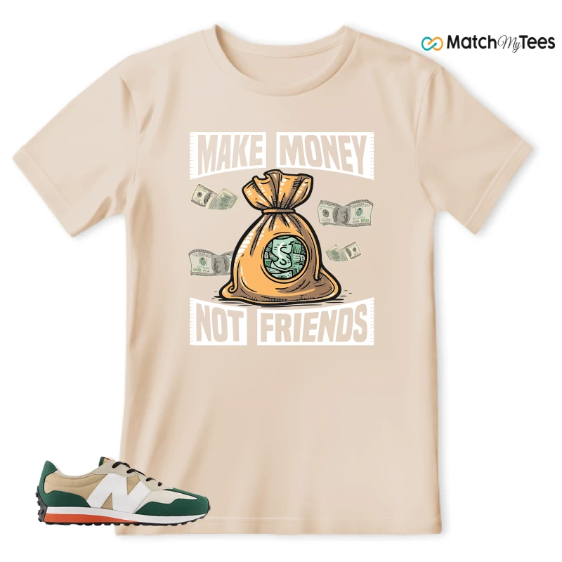 NEW BALANCE 327 INCENSE NIGHTWATCH GREEN SNEAKER Matching Tees t-shirt
