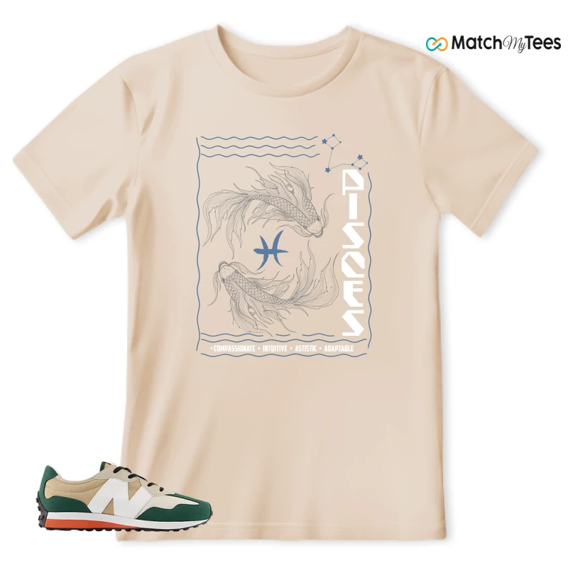 NEW BALANCE 327 INCENSE NIGHTWATCH GREEN SNEAKER Matching Tees t-shirt