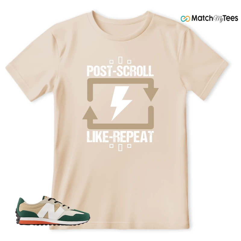 NEW BALANCE 327 INCENSE NIGHTWATCH GREEN SNEAKER Matching Tees t-shirt