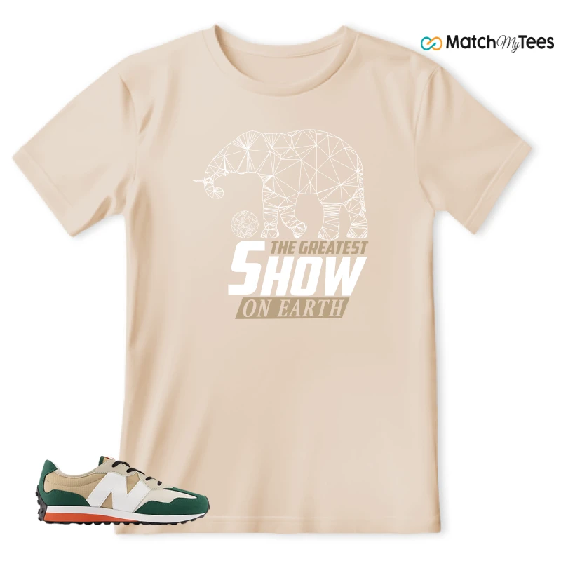 NEW BALANCE 327 INCENSE NIGHTWATCH GREEN SNEAKER Matching Tees t-shirt