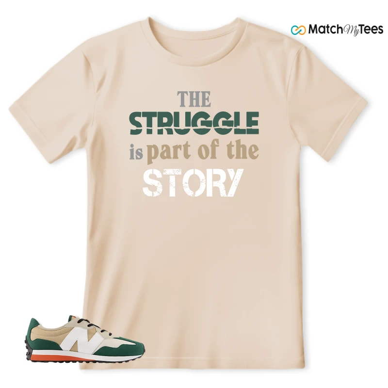 NEW BALANCE 327 INCENSE NIGHTWATCH GREEN SNEAKER Matching Tees t-shirt