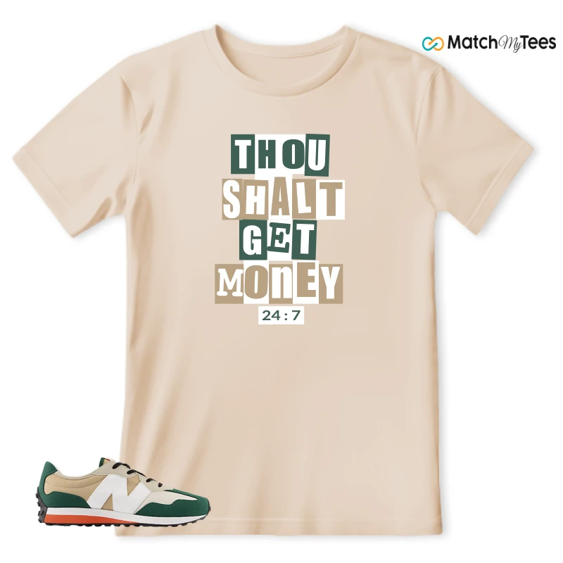NEW BALANCE 327 INCENSE NIGHTWATCH GREEN SNEAKER Matching Tees t-shirt