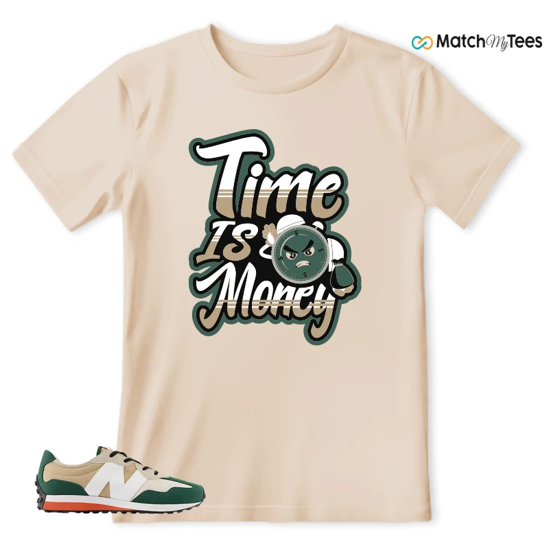 NEW BALANCE 327 INCENSE NIGHTWATCH GREEN SNEAKER Matching Tees t-shirt