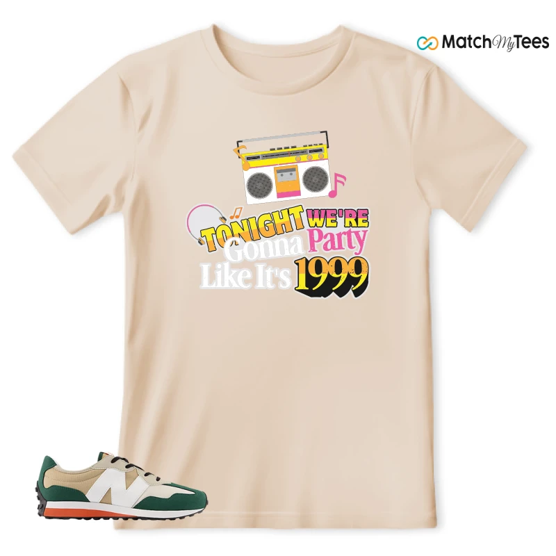 NEW BALANCE 327 INCENSE NIGHTWATCH GREEN SNEAKER Matching Tees t-shirt