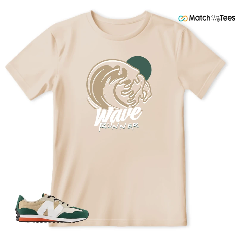 NEW BALANCE 327 INCENSE NIGHTWATCH GREEN SNEAKER Matching Tees t-shirt