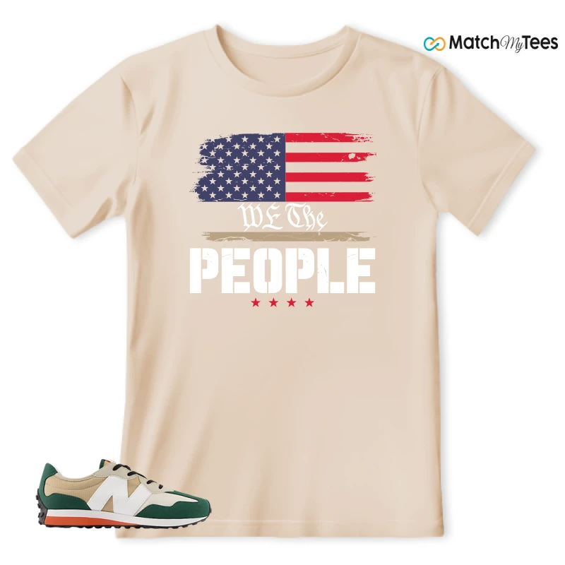 NEW BALANCE 327 INCENSE NIGHTWATCH GREEN SNEAKER Matching Tees t-shirt