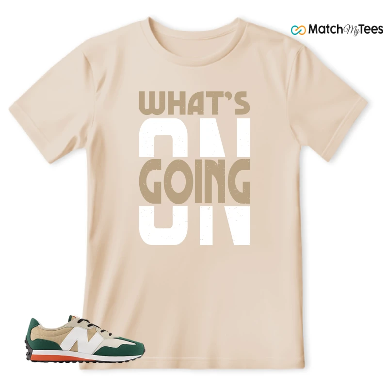 NEW BALANCE 327 INCENSE NIGHTWATCH GREEN SNEAKER Matching Tees t-shirt