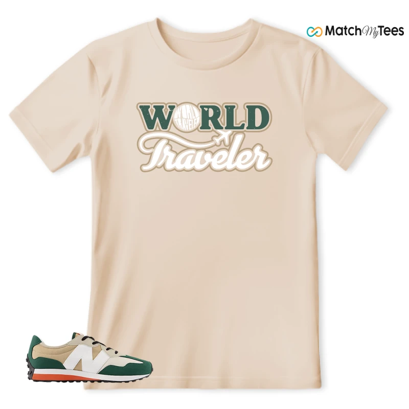 NEW BALANCE 327 INCENSE NIGHTWATCH GREEN SNEAKER Matching Tees t-shirt