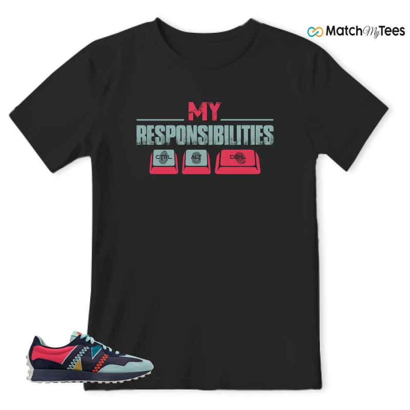 NEW BALANCE 327 PENSOLE SNEAKER Matching Tees t-shirt