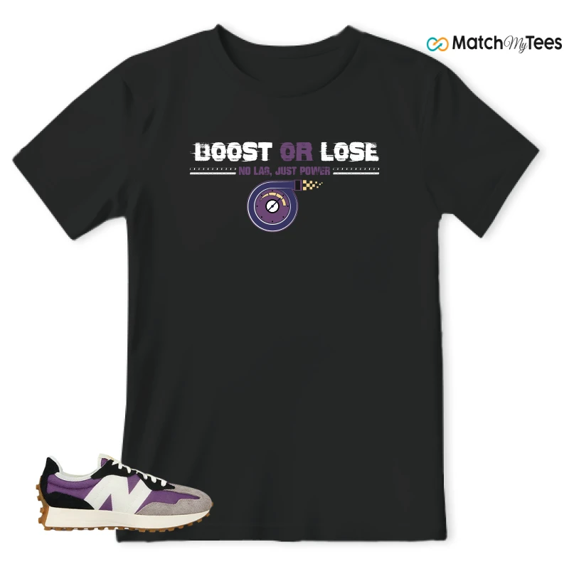NEW BALANCE 327 PURPLE WHITE (WOMEN'S) SNEAKER Matching Tees t-shirt