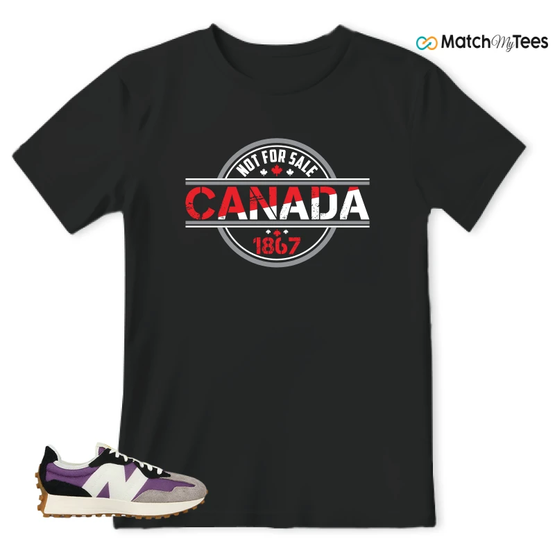 NEW BALANCE 327 PURPLE WHITE (WOMEN'S) SNEAKER Matching Tees t-shirt