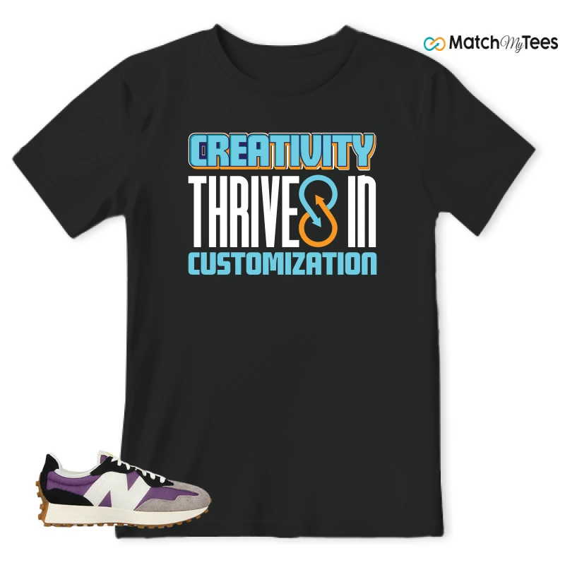 NEW BALANCE 327 PURPLE WHITE (WOMEN'S) SNEAKER Matching Tees t-shirt