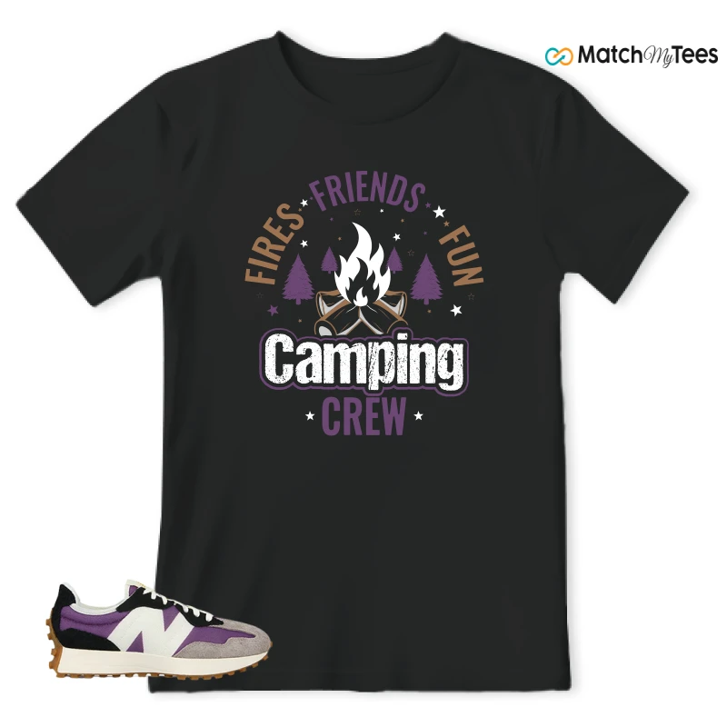 NEW BALANCE 327 PURPLE WHITE (WOMEN'S) SNEAKER Matching Tees t-shirt