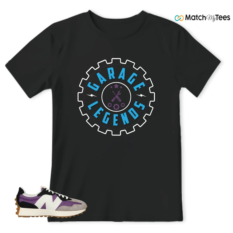 NEW BALANCE 327 PURPLE WHITE (WOMEN'S) SNEAKER Matching Tees t-shirt