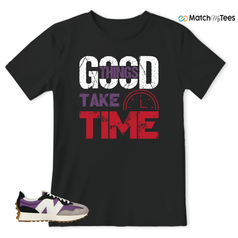 NEW BALANCE 327 PURPLE WHITE (WOMEN'S) SNEAKER Matching Tees t-shirt