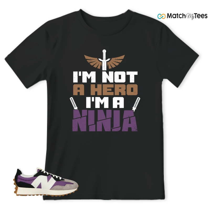 NEW BALANCE 327 PURPLE WHITE (WOMEN'S) SNEAKER Matching Tees t-shirt