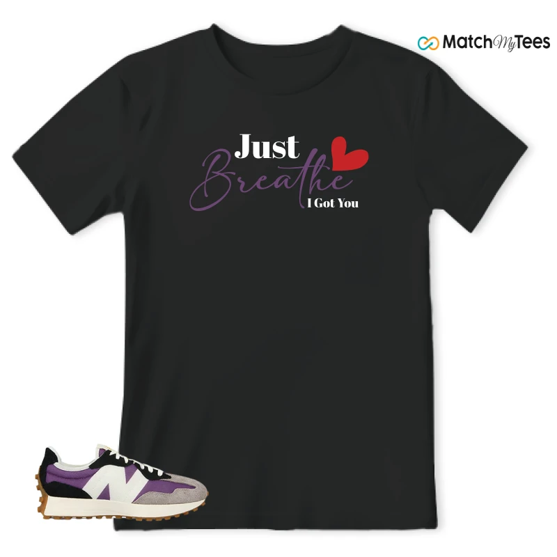 NEW BALANCE 327 PURPLE WHITE (WOMEN'S) SNEAKER Matching Tees t-shirt