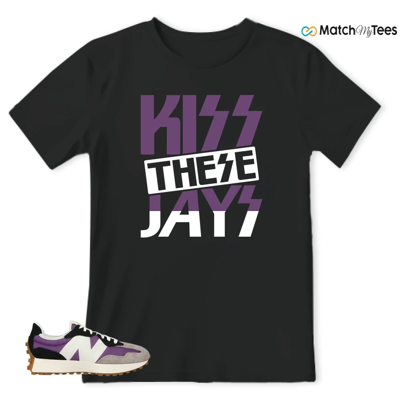 NEW BALANCE 327 PURPLE WHITE (WOMEN'S) SNEAKER Matching Tees t-shirt