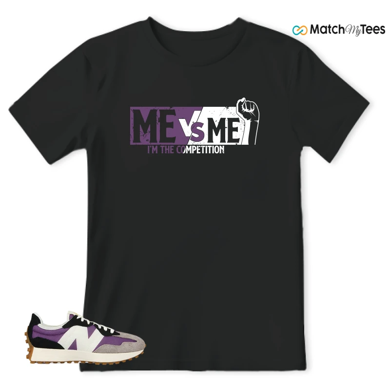 NEW BALANCE 327 PURPLE WHITE (WOMEN'S) SNEAKER Matching Tees t-shirt