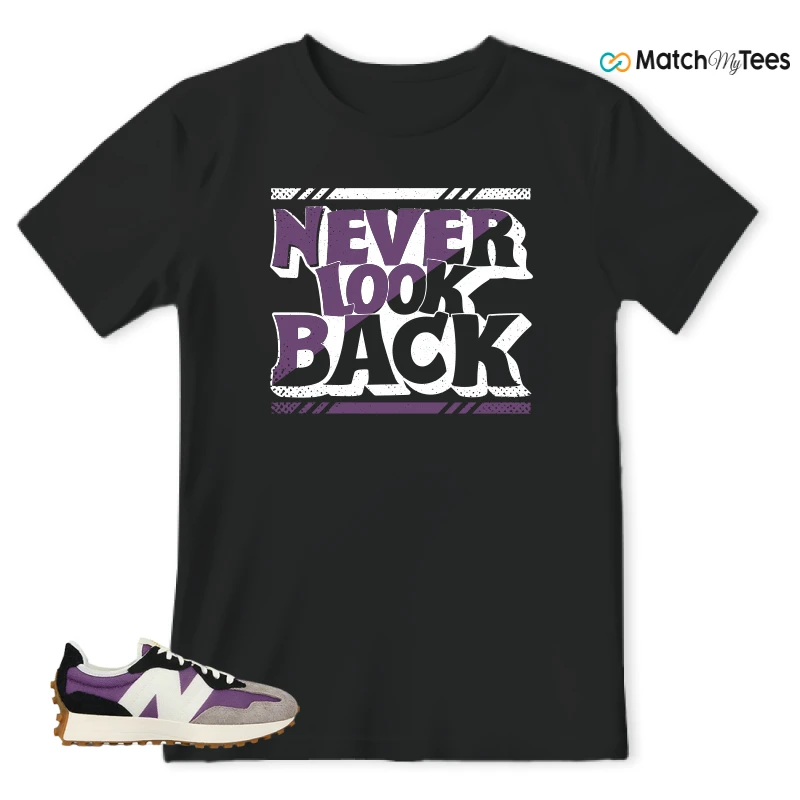NEW BALANCE 327 PURPLE WHITE (WOMEN'S) SNEAKER Matching Tees t-shirt