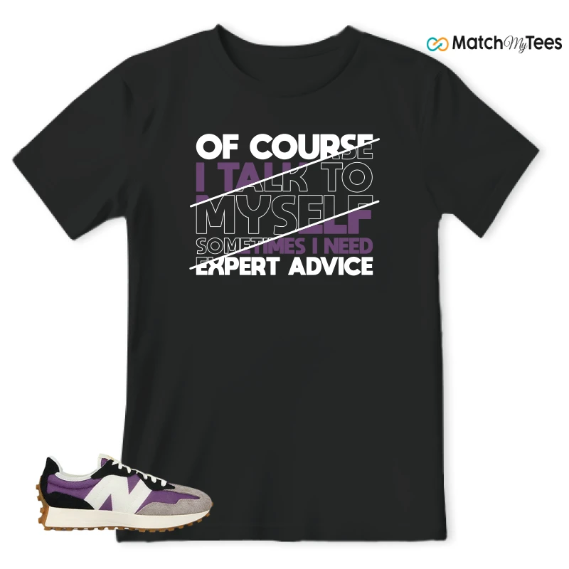 NEW BALANCE 327 PURPLE WHITE (WOMEN'S) SNEAKER Matching Tees t-shirt
